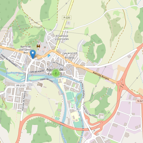 Thumbnail Mapa de farmacias en Aguilar de Campoo