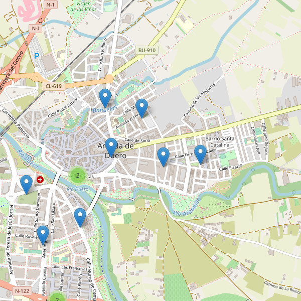 Thumbnail Mapa de farmacias en Aranda de Duero