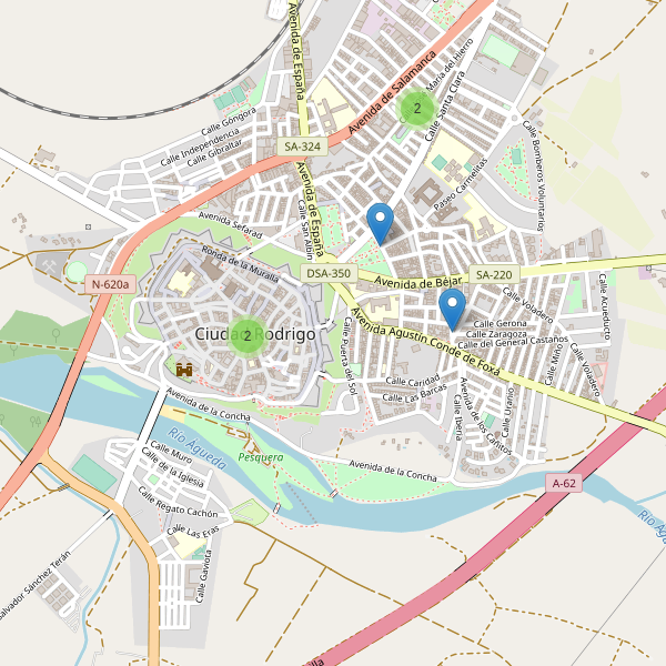 Thumbnail Mapa de farmacias en Ciudad Rodrigo