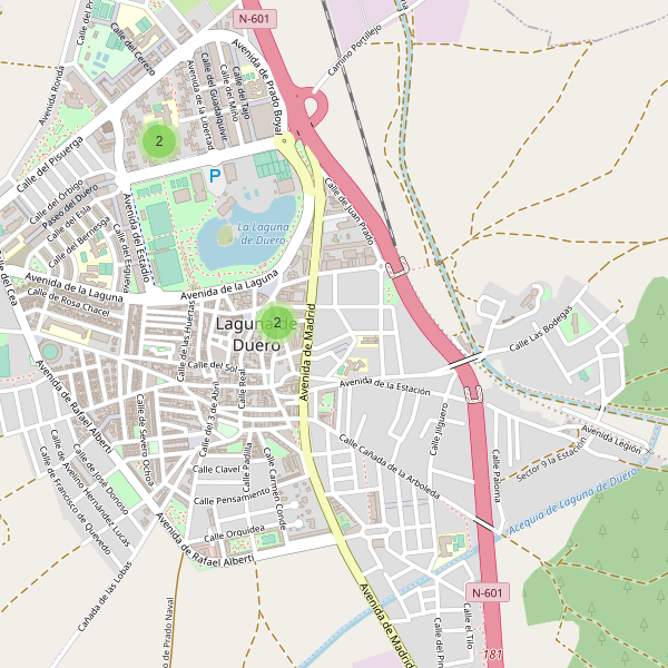 Thumbnail Mapa de farmacias en Laguna de Duero