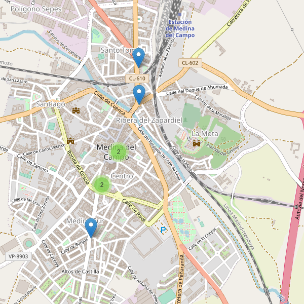 Thumbnail Mapa de farmacias en Medina del Campo