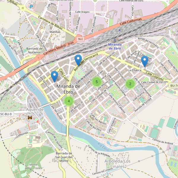 Thumbnail Mapa de farmacias en Miranda de Ebro