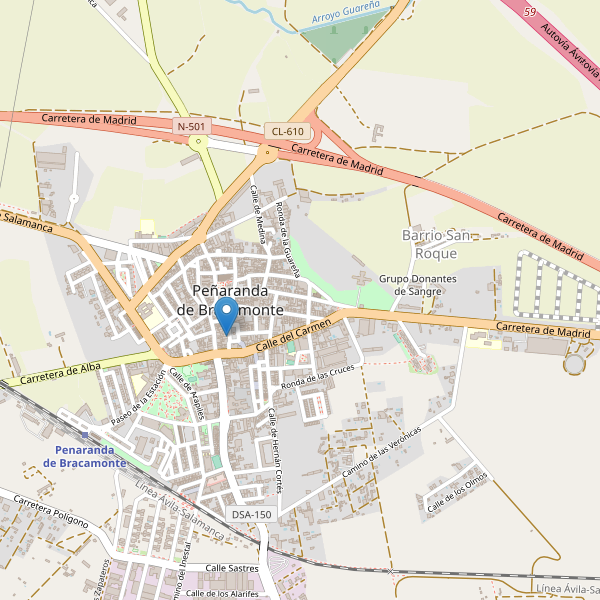 Thumbnail Mapa de farmacias en Peñaranda de Bracamonte