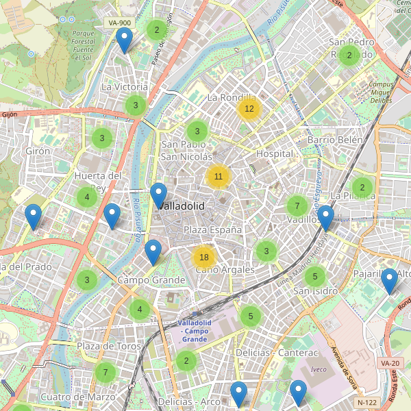 Thumbnail Mapa de farmacias en Valladolid
