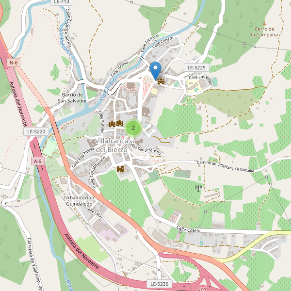 Thumbnail Mapa de farmacias en Villafranca del Bierzo