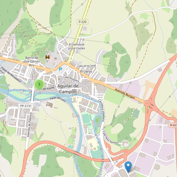 Thumbnail Mapa de hoteles en Aguilar de Campoo