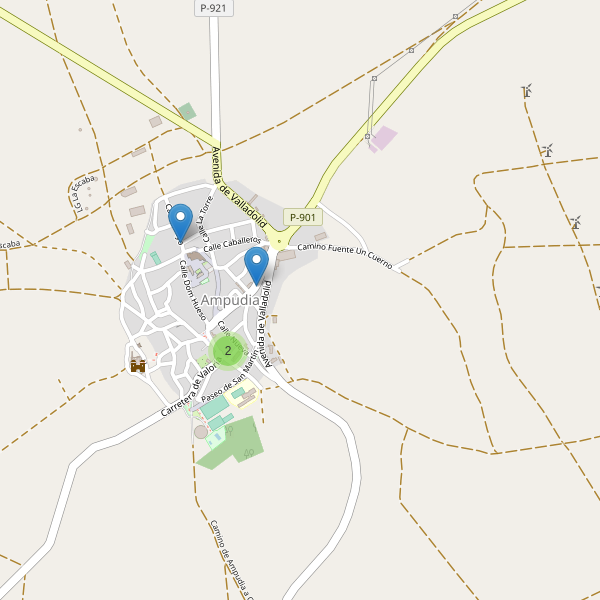 Thumbnail Mapa de hoteles en Ampudia