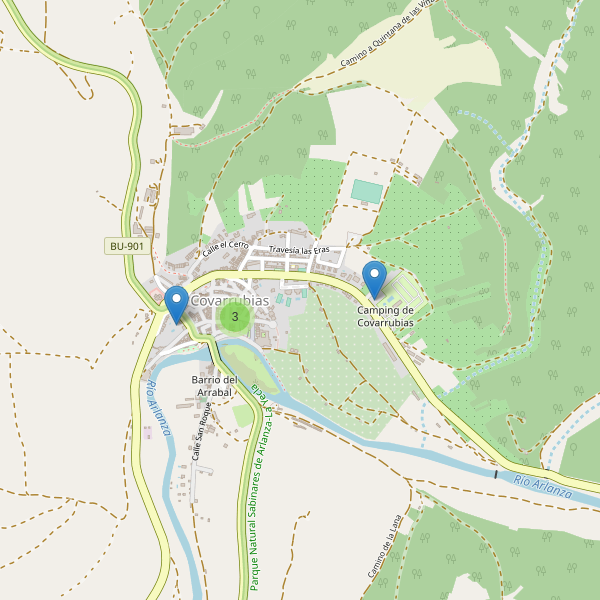 Thumbnail Mapa de hoteles en Covarrubias