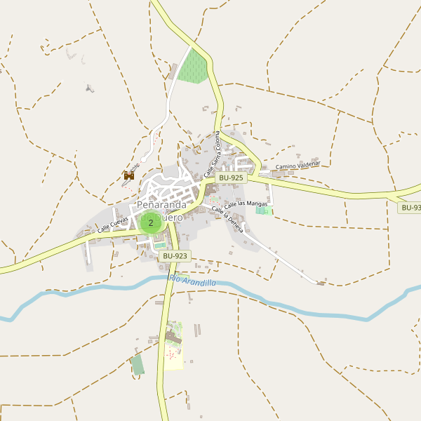 Thumbnail Mapa de hoteles en Peñaranda de Duero