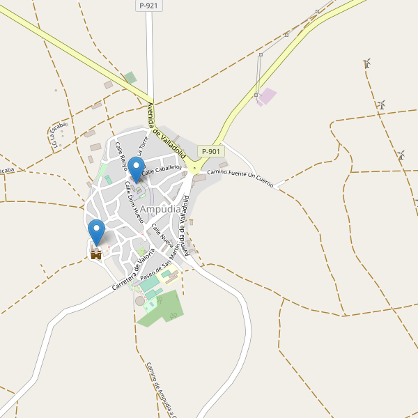 Mapa de iglesias en Ampudia Thumbnail