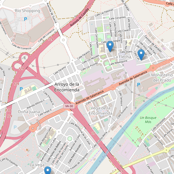 Mapa de iglesias en Arroyo de la Encomienda Thumbnail