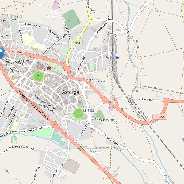 Mapa de iglesias en Astorga Thumbnail