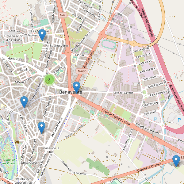 Mapa de iglesias en Benavente Thumbnail