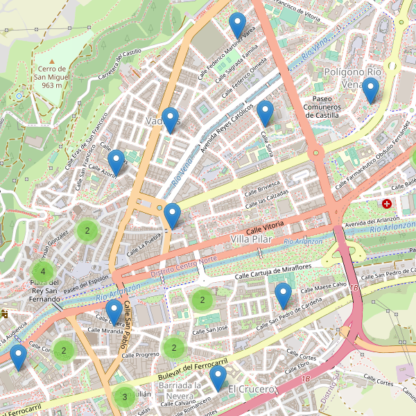 Mapa de iglesias en Burgos Thumbnail