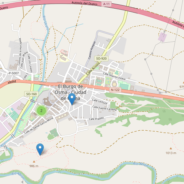 Mapa de iglesias en El Burgo de Osma - Ciudad de Osma Thumbnail