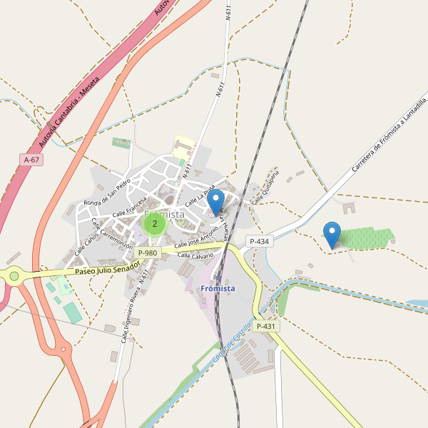 Mapa de iglesias en Frómista Thumbnail