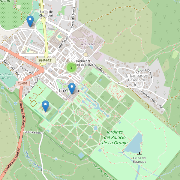 Mapa de iglesias en La Granja (SG) Thumbnail