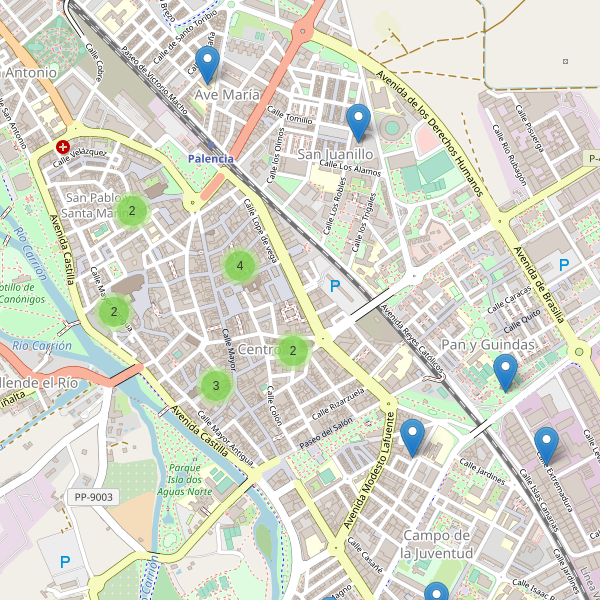 Mapa de iglesias en Palencia Thumbnail