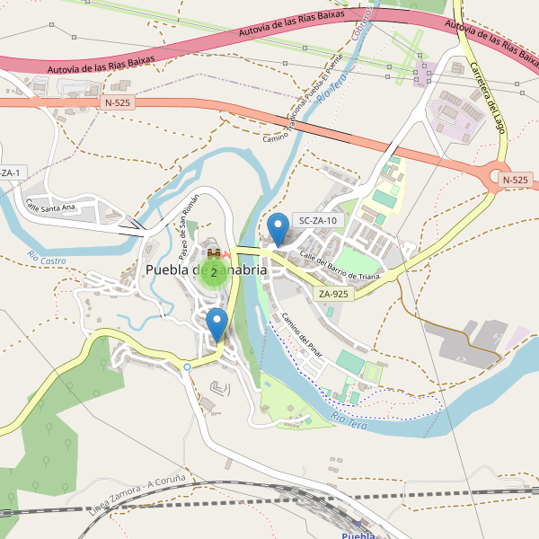 Mapa de iglesias en Puebla de Sanabria Thumbnail