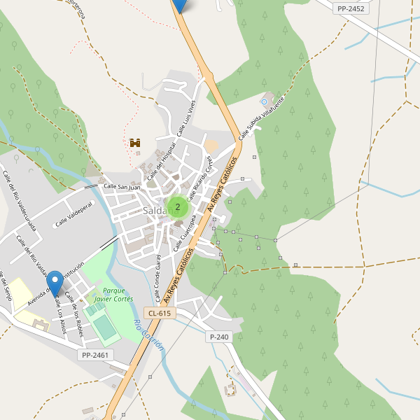 Mapa de iglesias en Saldaña Thumbnail