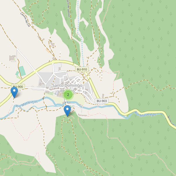 Mapa de iglesias en Santo Domingo de Silos Thumbnail