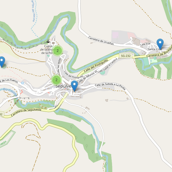 Mapa de iglesias en Sepúlveda Thumbnail