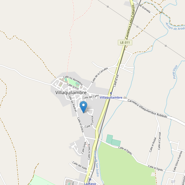 Mapa de iglesias en Villaquilambre Thumbnail