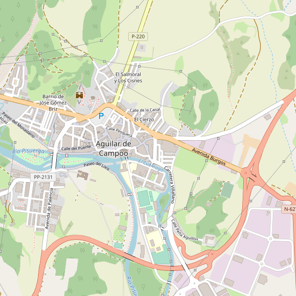 Mapa de mercados en Aguilar de Campoo Thumbnail