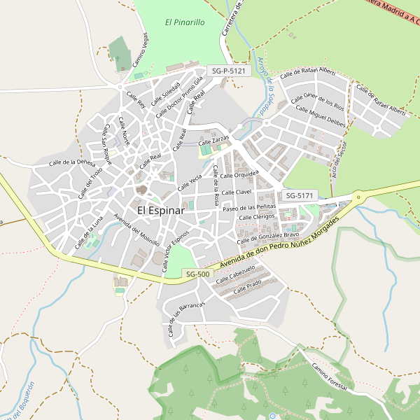 Mapa de mercados en El Espinar Thumbnail