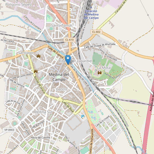 Mapa de mercados en Medina del Campo Thumbnail