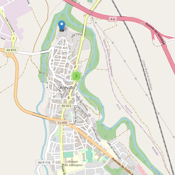 Mapa de monumentos en Arévalo Thumbnail