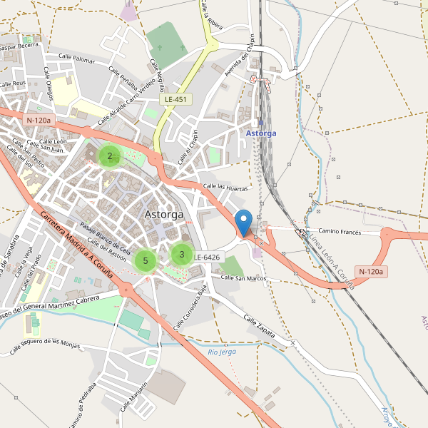 Mapa de monumentos en Astorga Thumbnail
