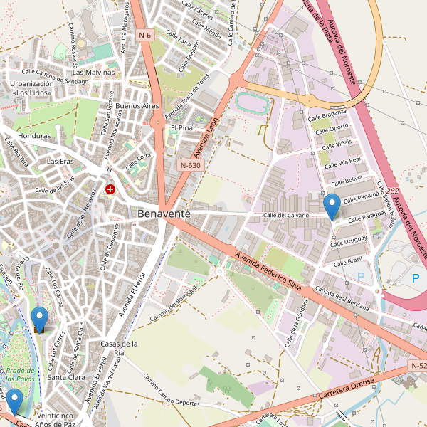 Mapa de monumentos en Benavente Thumbnail