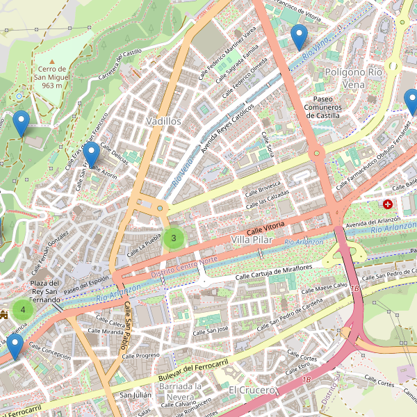 Mapa de monumentos en Burgos Thumbnail