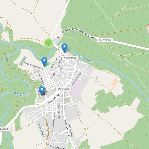 Mapa de monumentos en Coca Thumbnail