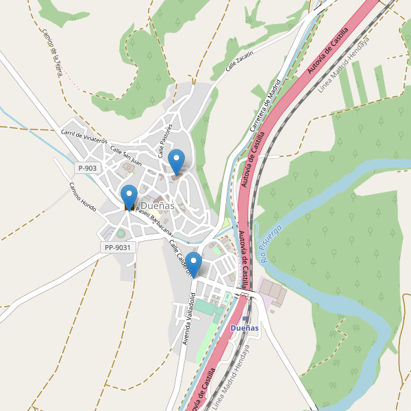 Mapa de monumentos en Dueñas Thumbnail