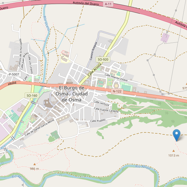 Mapa de monumentos en El Burgo de Osma - Ciudad de Osma Thumbnail