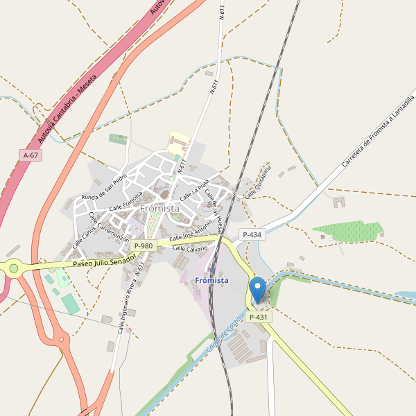 Mapa de monumentos en Frómista Thumbnail