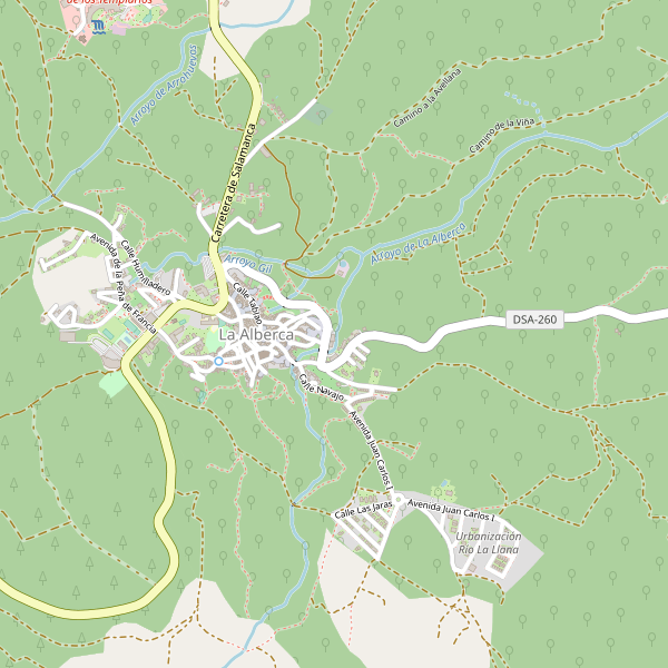 Mapa de monumentos en La Alberca Thumbnail