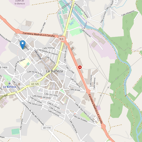 Mapa de monumentos en La Bañeza Thumbnail