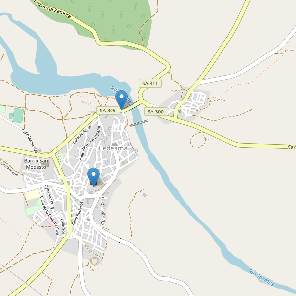 Mapa de monumentos en Ledesma Thumbnail