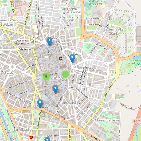 Mapa de monumentos en León Thumbnail