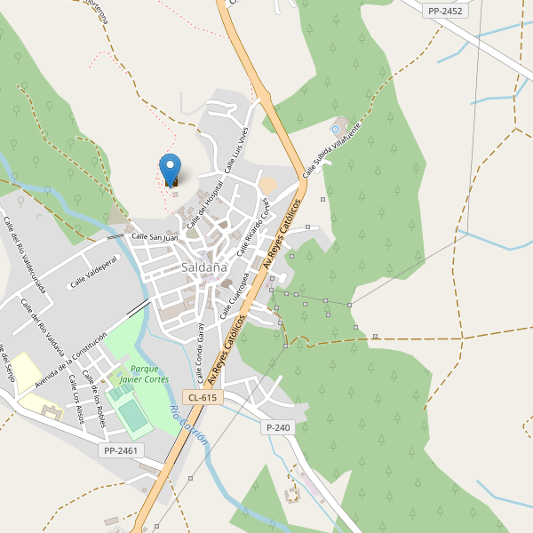 Mapa de monumentos en Saldaña Thumbnail