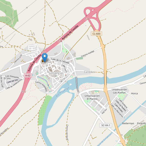 Mapa de monumentos en Simancas Thumbnail