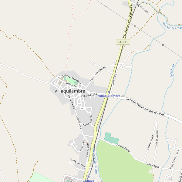 Mapa de monumentos en Villaquilambre Thumbnail