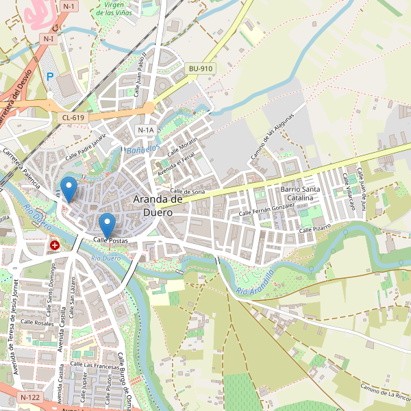 Thumbnail Mapa de museos en Aranda de Duero