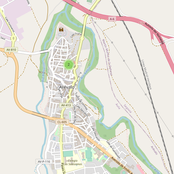 Thumbnail Mapa de museos en Arévalo