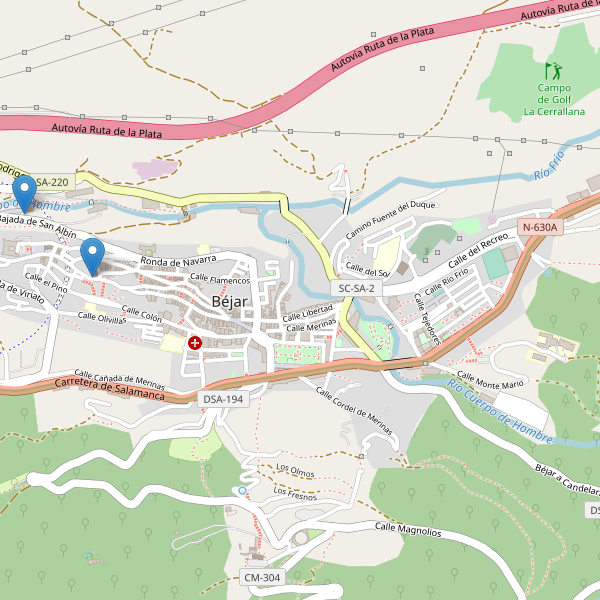 Thumbnail Mapa de museos en Béjar