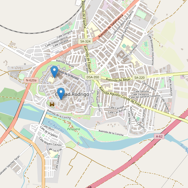 Thumbnail Mapa de museos en Ciudad Rodrigo