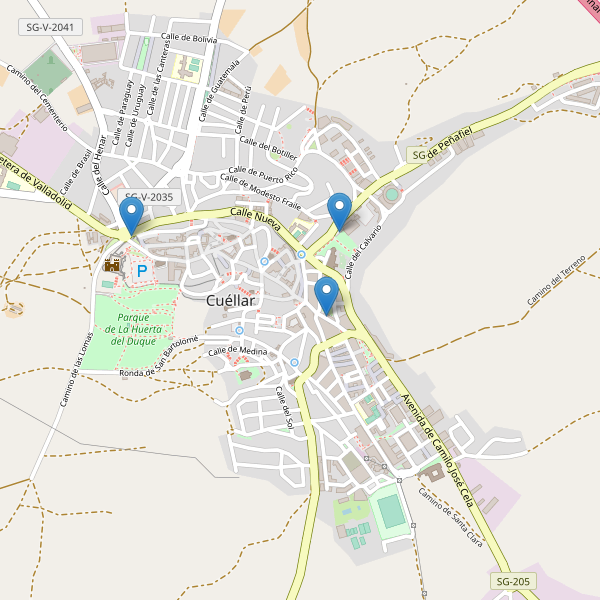 Thumbnail Mapa de museos en Cuéllar